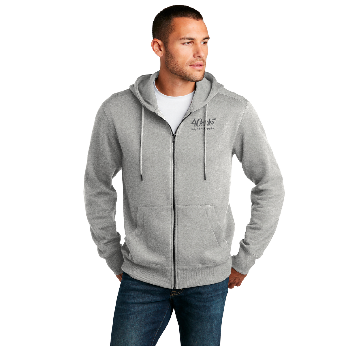 40 Winks - Fleece Full-Zip Hoodie (DT1103