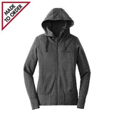 Ladies Tri-Blend Fleece Full-Zip Hoodie (LNEA511)