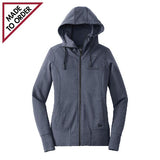 Ladies Tri-Blend Fleece Full-Zip Hoodie (LNEA511)