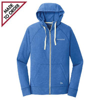 Ladies Sueded Cotton Blend Full-Zip Hoodie (LNEA502)