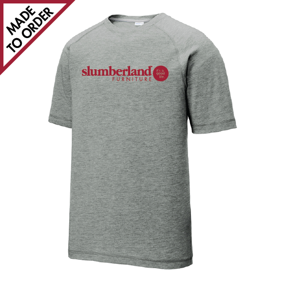 Men's Tri-Blend Wicking Raglan Tee (ST400)