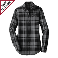 Ladies Plaid Flannel Tunic (LW668)