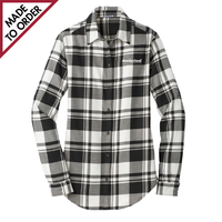 Ladies Plaid Flannel Tunic (LW668)