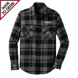 Men's Plaid Flannel Shirt (W668)