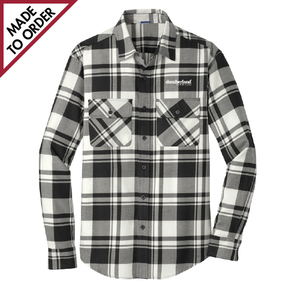 Men's Plaid Flannel Shirt (W668)