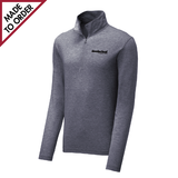 Men's Tri-Blend Wicking 1/4-Zip Pullover (ST407)